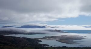 Winds ease and lake settles, but no salmon from Currane sea view