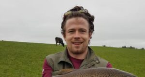 Big trout from short walk in Longford