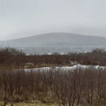 Squally conditions on Lough Conn with Nephin Mountain in the background