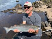 Grilse provide good sport despite low water on Erriff