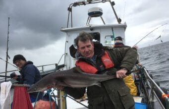 Group of friends enjoys great fishing in Killala Bay