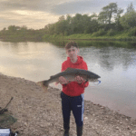 Lovely fish 11lb caught by Ryan Goldrick on Paddens stretch of Knockmore salmon anglers. This was the first fish he ever caught