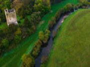Trout fishing reported as good on the Bride Aerial view of the Bride at Conna