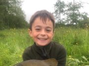 Mount Juliet’s lakes, a perfect playground for a young angler Youn Anthony O'Neill with a tench from Mount Juliet