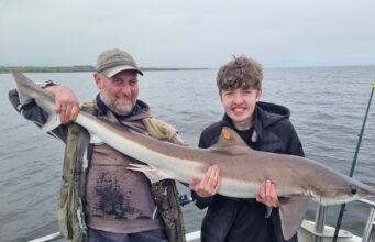 Good tope fishing in Sligo Bay