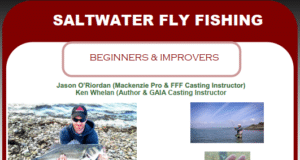 Saltwater FLy Fishing course flier