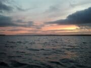 Fishing slow and catches low on a sluggish Sheelin Lough Sheelin sunset