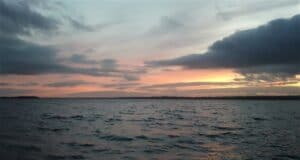 Fishing slow and catches low on a sluggish Sheelin Lough Sheelin sunset