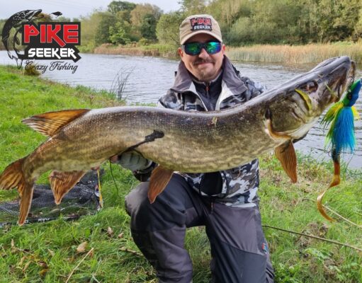 Super 113cm pike from the River Barrow