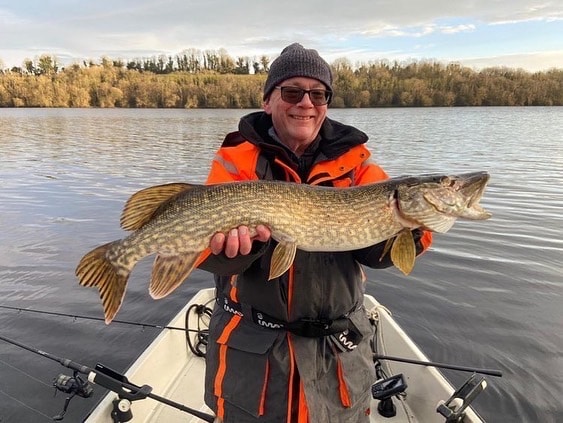 Over 100 pike in a week for German anglers staying at Carafin Lodge
