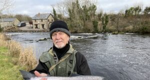 2nd salmon of the season on the Drowes