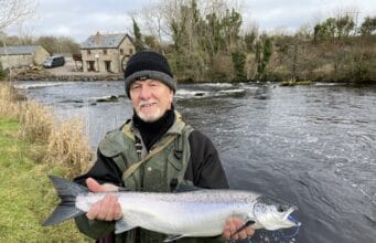 2nd salmon of the season on the Drowes
