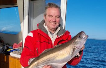 Pollack, ling cod and smoothhounds to start the year in Courtmacsherry pollack