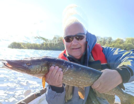 Pike Fly Anglers from Luxembourg enjoy their week at Melview Fishing Lodge