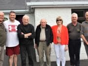 Claude and his fly-fishing friends are back in the Boyne Valley for the first time since Covid Fly-fishers from Toulouse with Mary Lydon of MeathSelfCatering