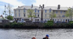 Heavy showers see 143 salmon caught on the Moy John Mc Grory from County Louth with a 13 lbs salmon on the Weir Pool of the Moy Fishery