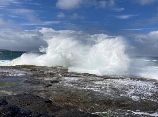 High winds in Mayo make shore angling very difficult Benwee