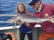 Future charter skipper Ella shows the boys how it’s done in Galway Bay