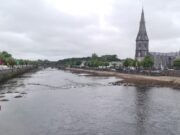 Moy running low but flash flood improves fishing for a short while