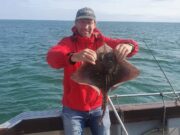 Good fishing for anglers onboard Osprey out of Cork Harbour ray