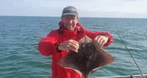 Good fishing for anglers onboard Osprey out of Cork Harbour ray