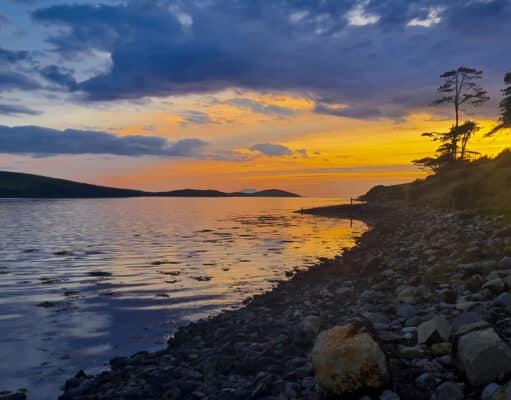 Irish Angling Update π£ 09 September 2022 Clew Bay on the first sunset of Autumn