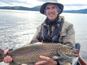 Monster trout on size 10 fly from Lough Mask