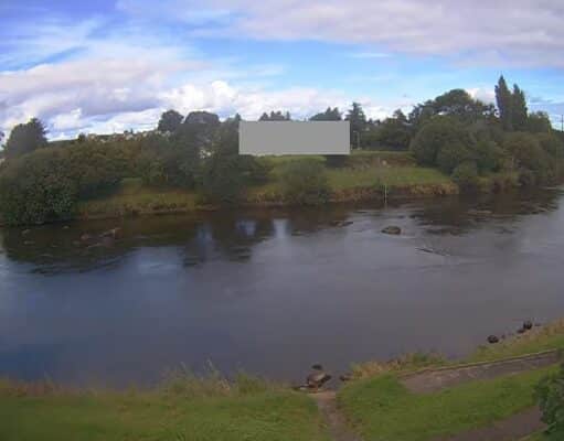 Low water levels prevail on the Moy