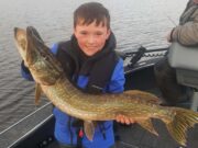 Young angler smashes PB pike, fishing with Anglersparadise