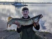A new personal best for Mikey on Lough Ramor Mikeys ne personal best pike