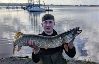 A new personal best for Mikey on Lough Ramor Mikeys ne personal best pike