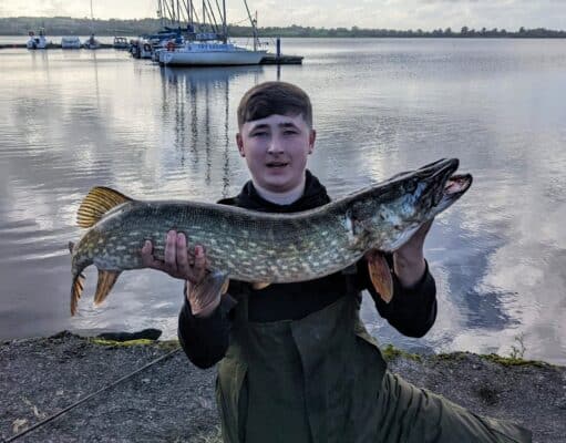 A new personal best for Mikey on Lough Ramor Mikeys ne personal best pike