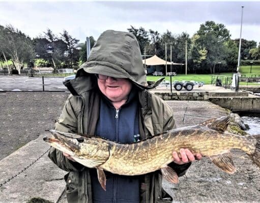 Some nice pike for anglers in the Virginia and Bailieboro area An 18lb pike for Paul Byrne