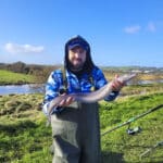 Chris O’Sullivan with a rare Slob Bank conger