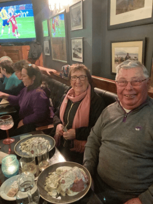 Lough Currane opening day bacon and cabbage at the Lobster Bar