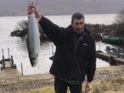 Currane off the mark, springer caught salmon