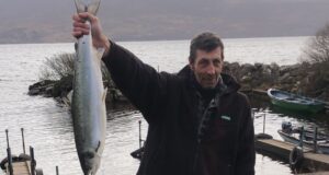 Currane off the mark, springer caught salmon