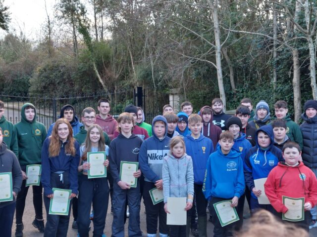 Happy anglers with their Cast certificates