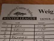 Frosty start and easterly wind made tough fishing at Clondorney