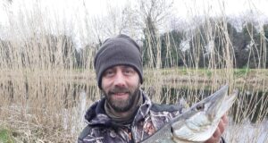 Padraig Carroll wins pike competition on the Grand Canal