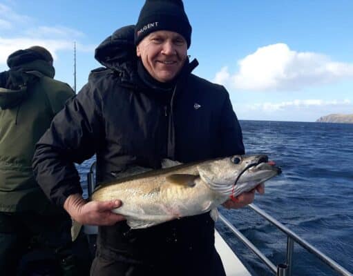 Specimen pollack for anglers aboard Fiona Tee
