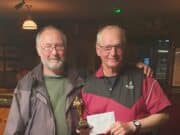 Neall McKitterick wins Trev Tackle 3 Day festival at Inniscarra Trev Platt presents Neall McKitterick with first prize
