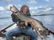 Anglers from far and wide enjoying the fishing at Melview Lodge