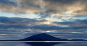 A view of Lough Conn and Nephin taken earlier this year