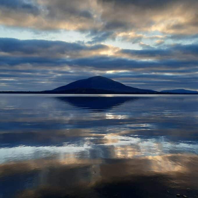 A view of Lough Conn and Nephin taken earlier this year