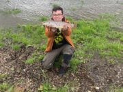 Lovely trout at Mallow despite high water mallow trout blackwater