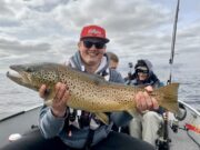 Mayfly and trolling producing good fish on Corrib