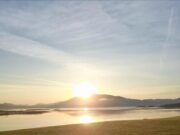Tough days on Currane but a couple of sea trout about Currane sunset