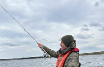 Great moment for Jens on Carrowmore Lake!