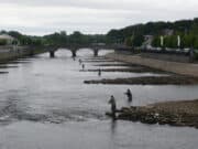 Moy Catchment Angling Report – W/E 21st July 2024 People fishing a river